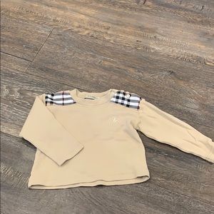 Baby boys Burberry long sleeve shirt